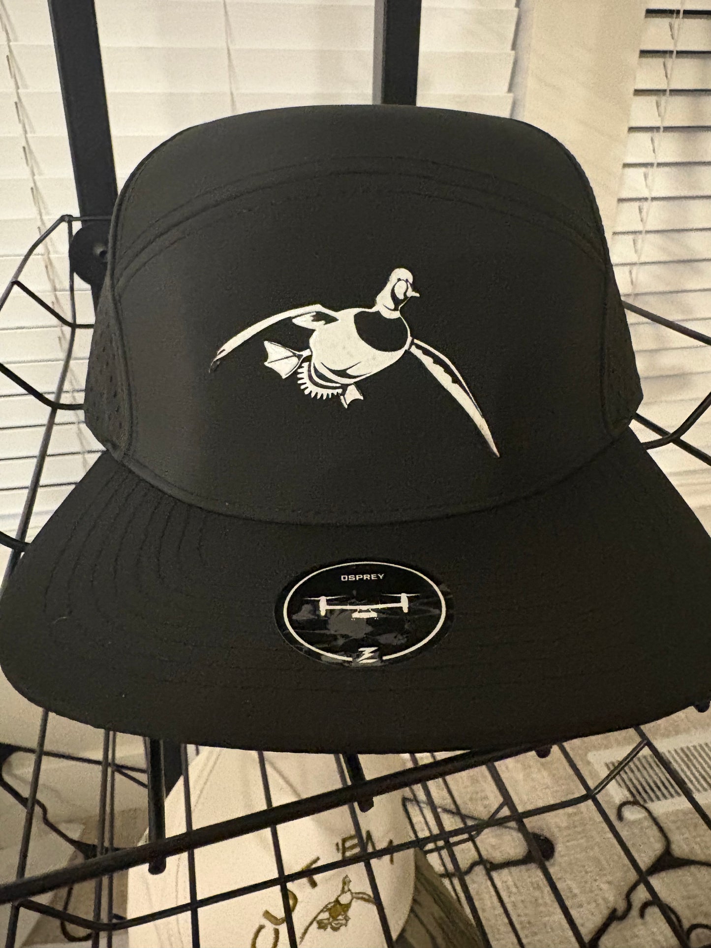 Black logo hat