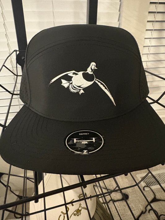 Black logo hat